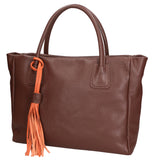 Rosalie Borsa a spalla da donna 100% pelle 06503-D223 cioccolato Gave Lux