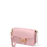 Borsa a tracolla da donna 100% PVC FLAT-BUBLE-OLD ROSE - GOLD Marc Ellis