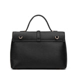 Borsa a mano da donna 100% pelle vegana PU 755-2PT-BLACK Diana&co