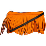 Oxsana Borsa a spalla da donna Neoprene 1311-ARANCIO ORANGE Gave Lux