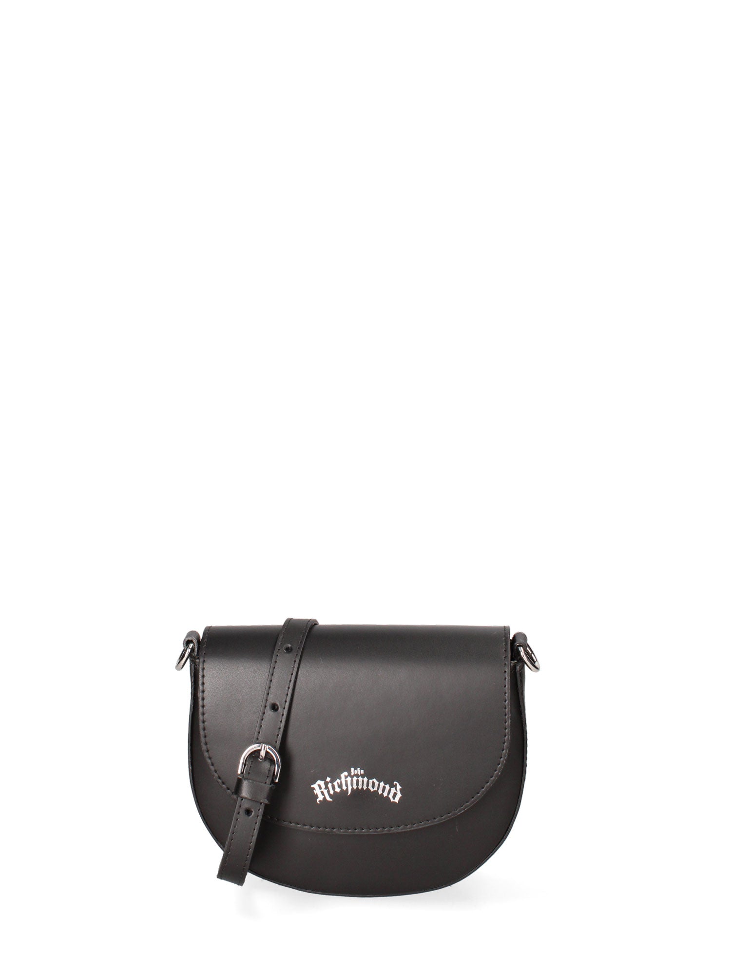 Borsa a tracolla da donna 100% pelle ruga JR-W-1017-BLACK-SILVER John Richmond