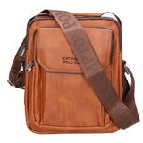 Borsa a tracolla uomo 100% PU Leather PCL3051-BROWN Northampton Polo Club