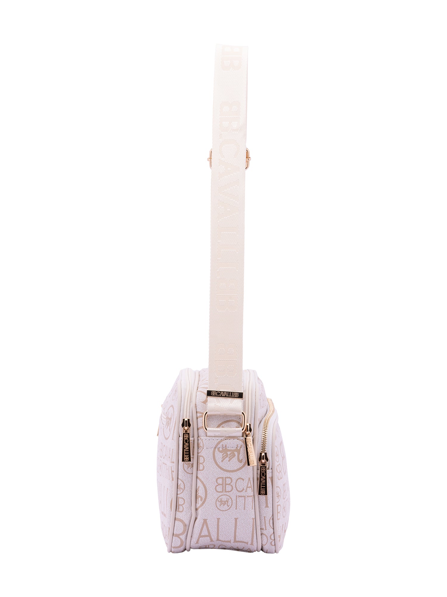 Borsa a tracolla da donna Ecopelle BC1375-OFF WHITE B Cavalli