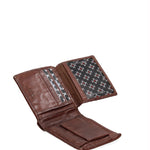 Portafoglio uomo in vera pelle Casual IN-1069-T.MORO Sergio Valentini