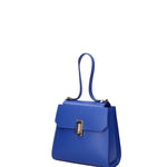 Borsa a mano da donna 100% pelle 07204-L115 BLUETTE Viola Castellani