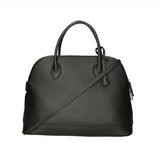 Silvana Chic Borsa a mano da donna 100% pelle 80028 5197-D28 NERO BLACK Gave Lux