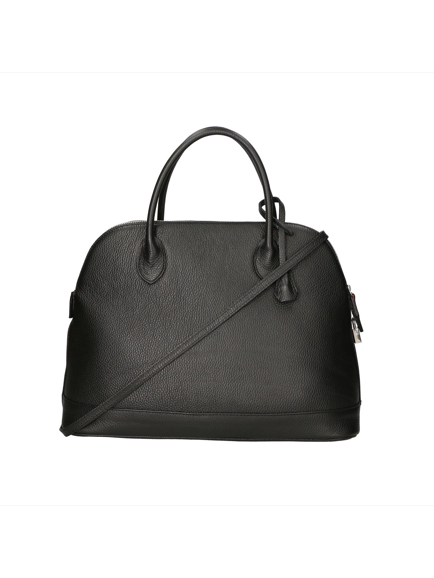 Silvana Chic Borsa a mano da donna 100% pelle 80028 5197-D28 NERO BLACK Gave Lux