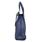 Aelia Borsa a spalla da donna Vera pelle 3312-D24 BLU BLUE Gave Lux