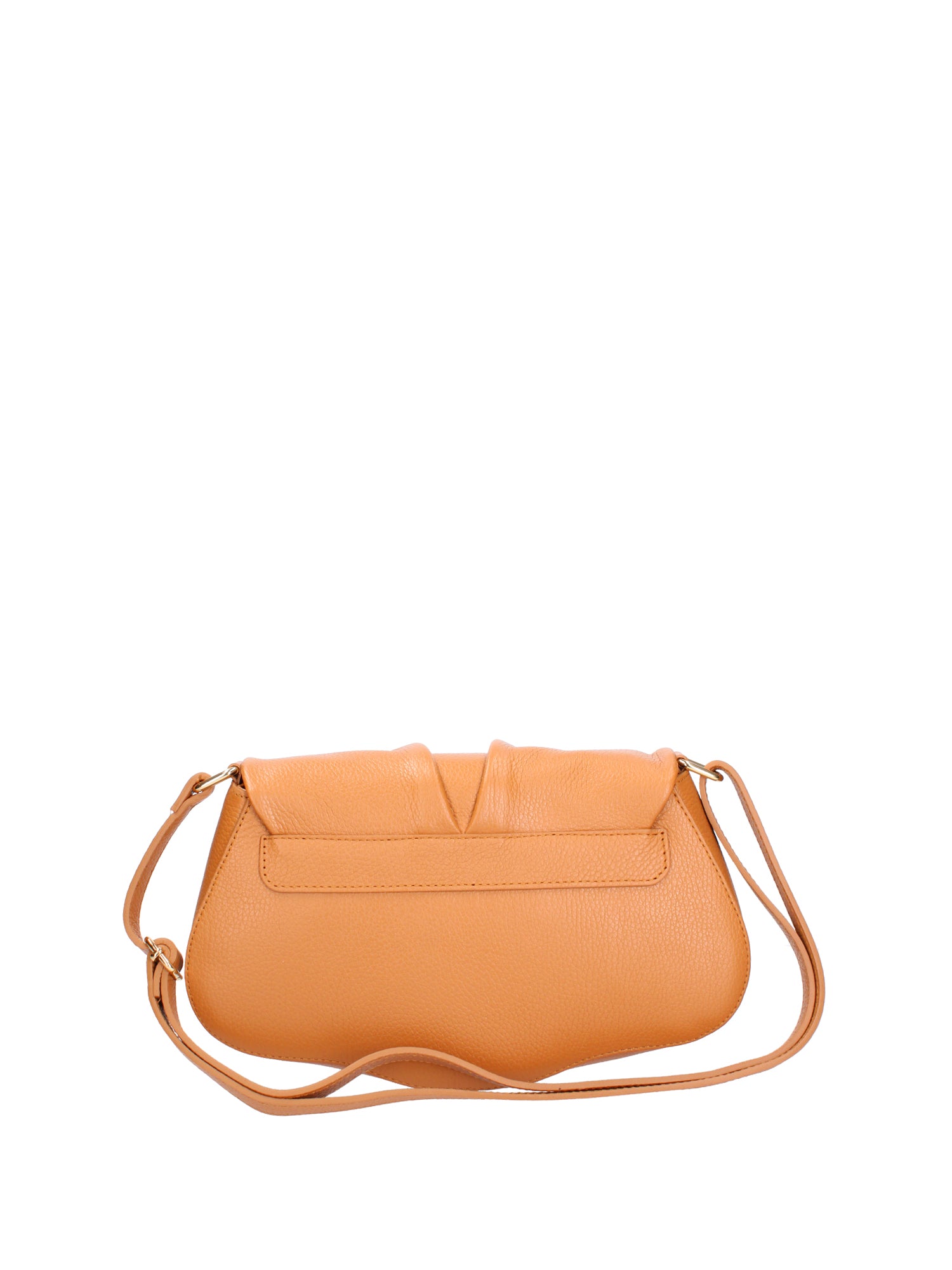 Borsa a spalla da donna Vera pelle 07152-D44 CUOIO Viola Castellani