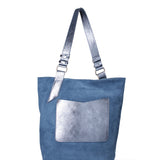 Borsa a spalla da donna Vera pelle 07312-D25 JEANS+L026 Roberta Rossi