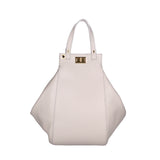 Lindsey Borsa a mano da donna 100% vera pelle 07162-D86 GRIGIO PERLA Viola Castellani