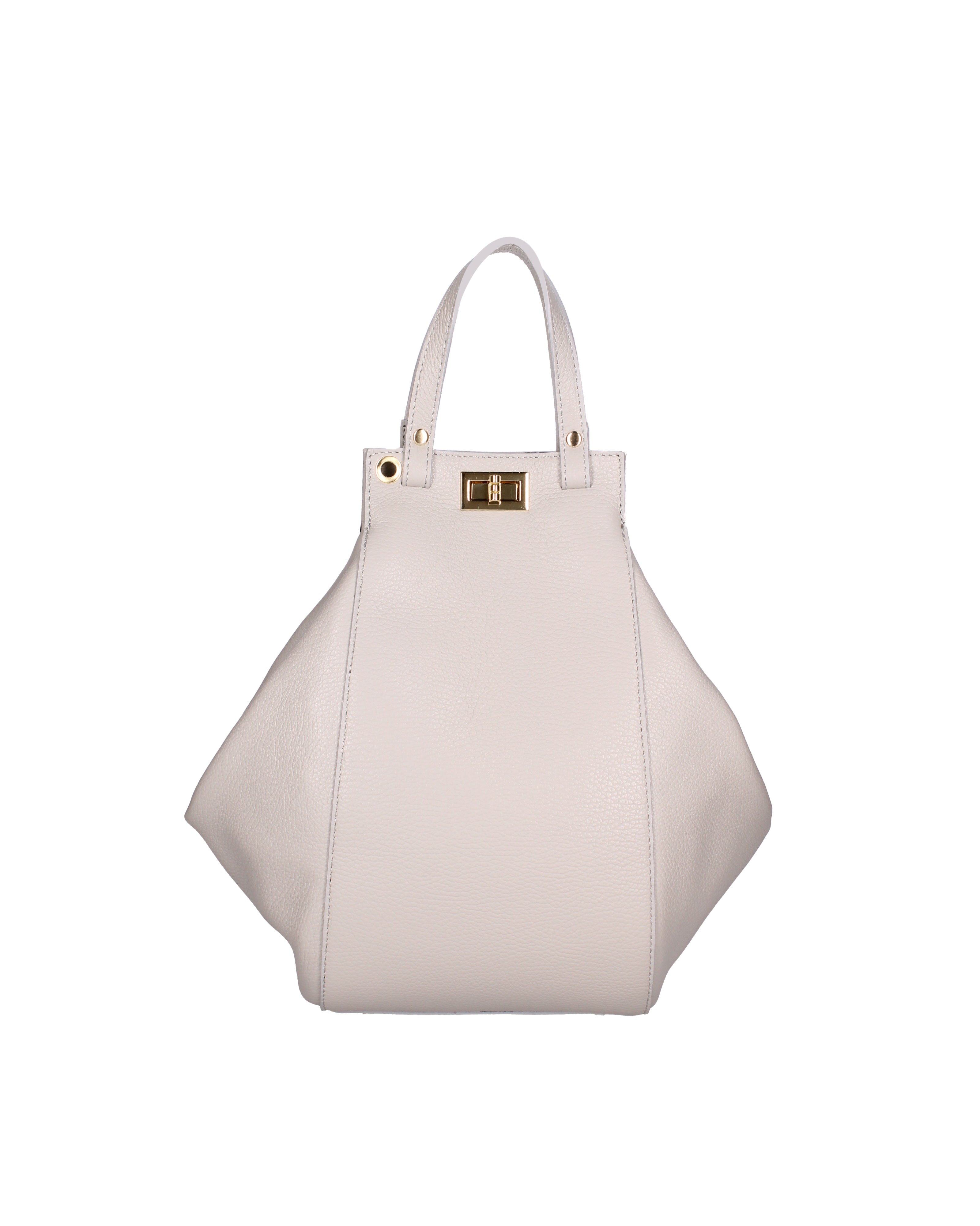 Lindsey Borsa a mano da donna 100% vera pelle 07162-D86 GRIGIO PERLA Viola Castellani