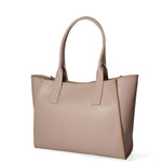 Borsa a spalla da donna 100% pelle riciclata 07225-Taupe Viola Castellani