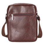 Borsa a tracolla uomo in pelle PU Casual PCL3083-BROWN Northampton Polo Club