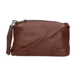 Lidia Borsa a mano da donna Vera pelle 06513-CIOCCOLATO Gave Lux