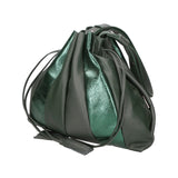 Nunzia Borsa a spalla da donna Vera pelle 576042-VERDE GREEN Gave Lux