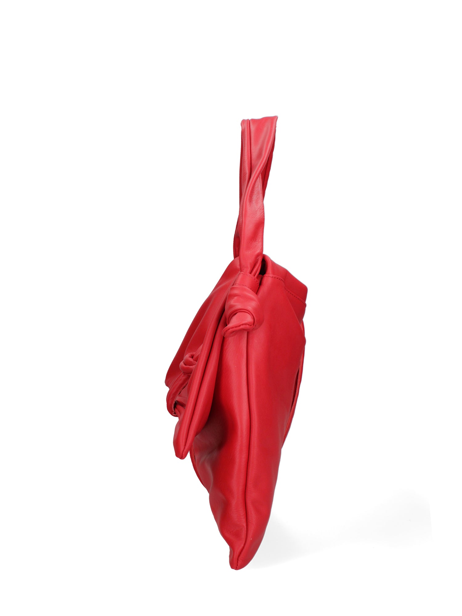 Borsa a spalla da donna Vera pelle 07171-S58 ROSSO FUOCO Viola Castellani
