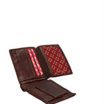 Portafoglio da uomo in vera pelle Casual IN-1068-T.MORO Sergio Valentini