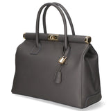 Aleria Borsa a mano da donna Vera pelle 8005-D27 CENERE Gave Lux
