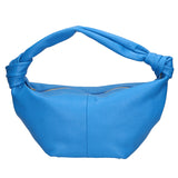 Lunaria Borsa a spalla da donna Vera pelle 06007-D222 BLU ASTER Gave Lux