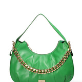 Borsa a spalla da donna Vera pelle JR-W-1167LNA-EMERALD GREEN-GOLD John Richmond