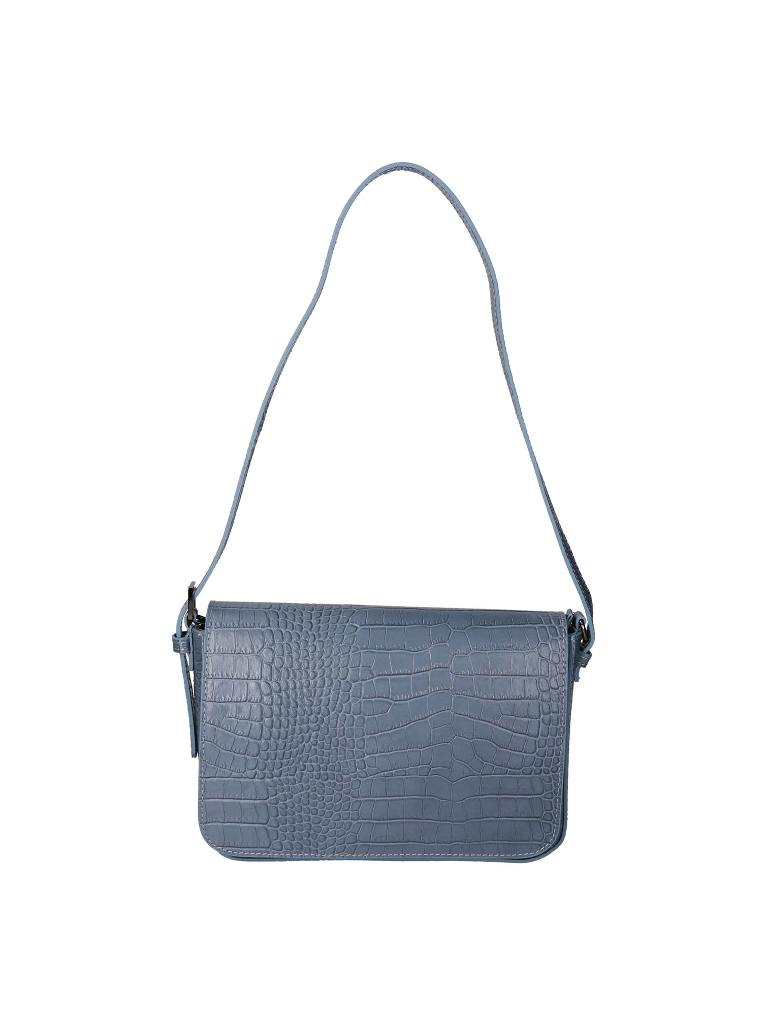 Azzurra Borsa a spalla da donna Vera pelle croco 05699-C41 CARTA ZUCCHERO Gave Lux