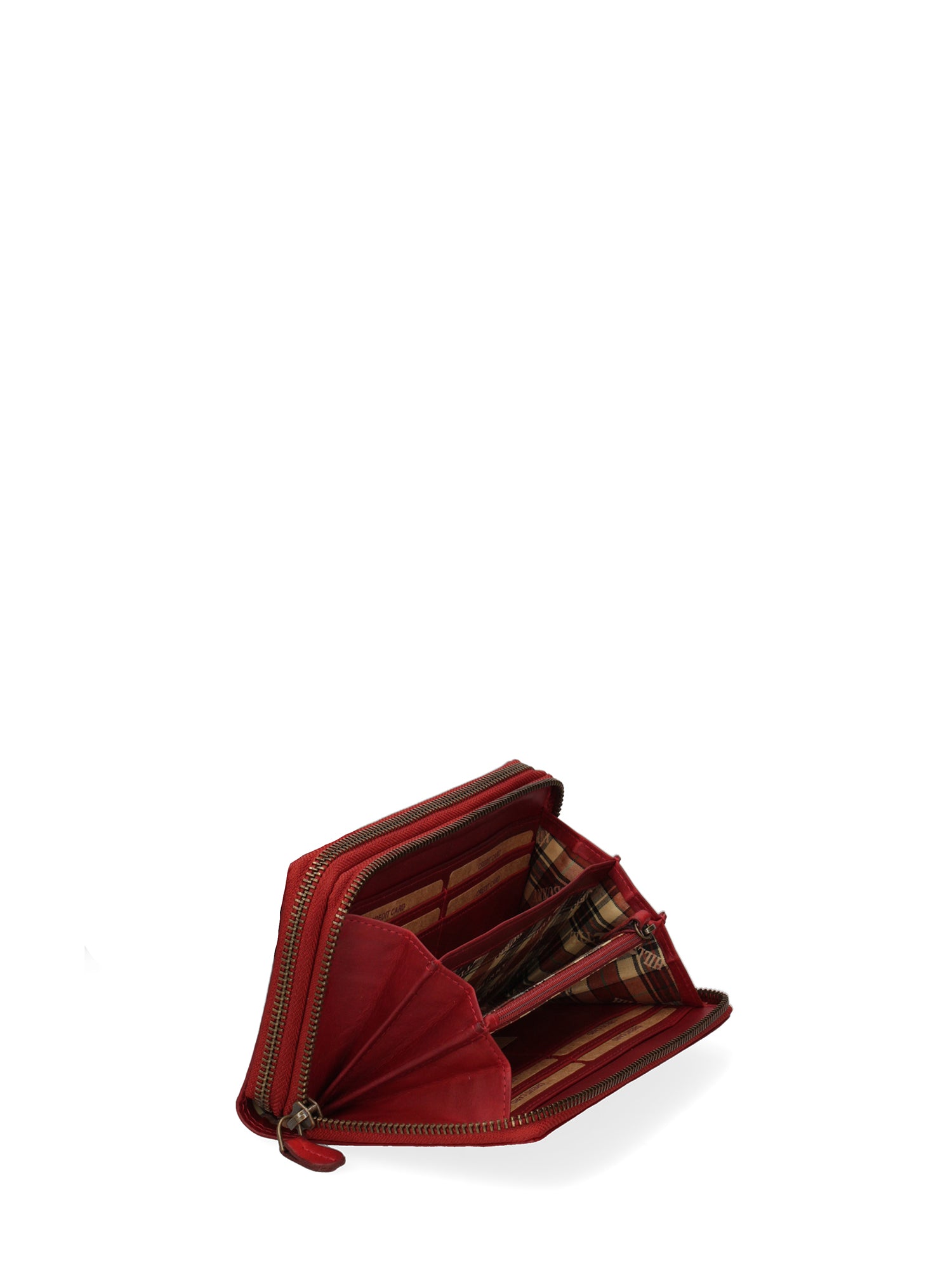 Portafoglio da uomo in vera pelle RFID HILB-3628-ROSSO Hill Burry