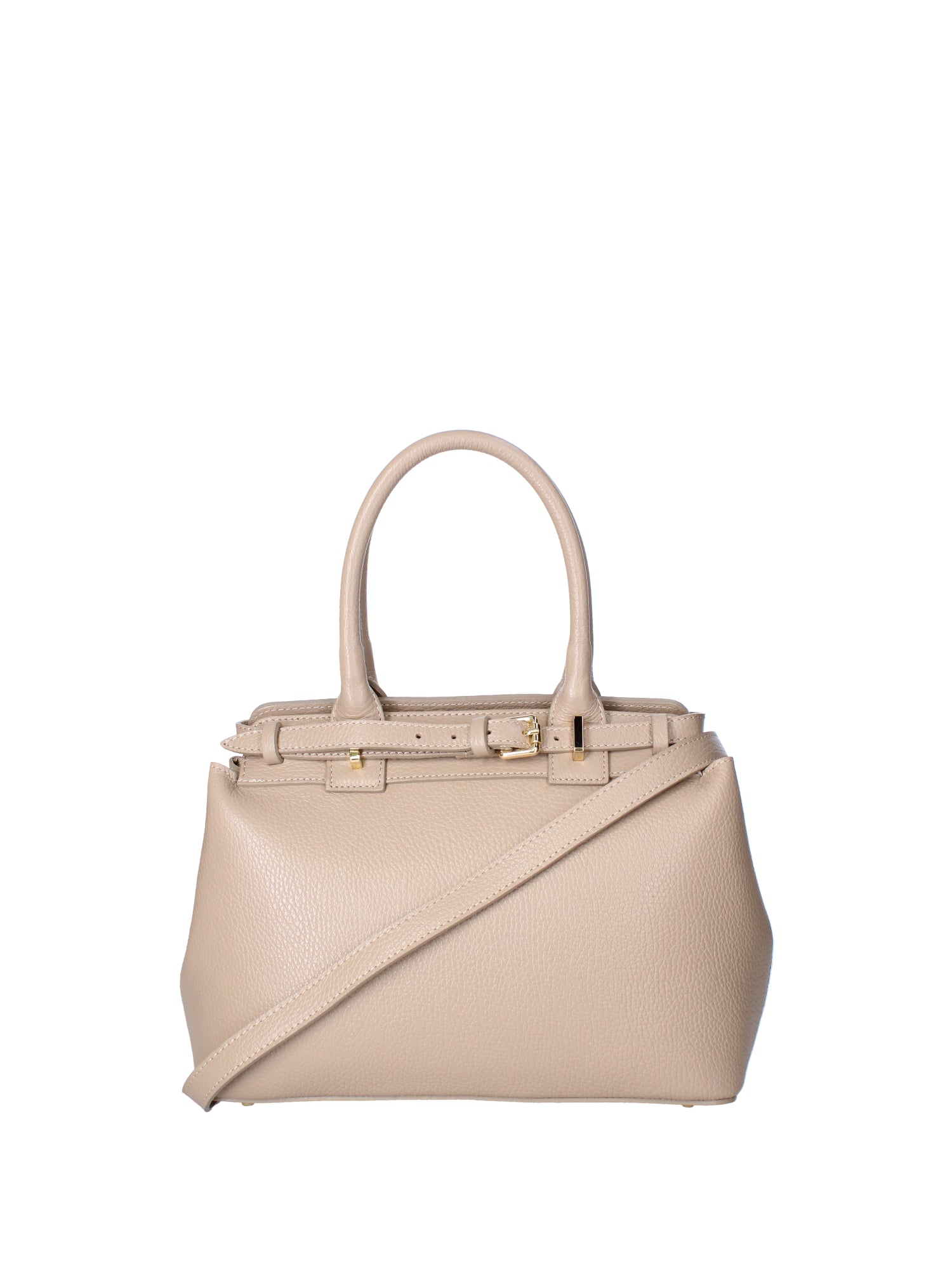 Borsa a mano da donna Vera Pelle 07146-D05 CAPPUCCINO Viola Castellani
