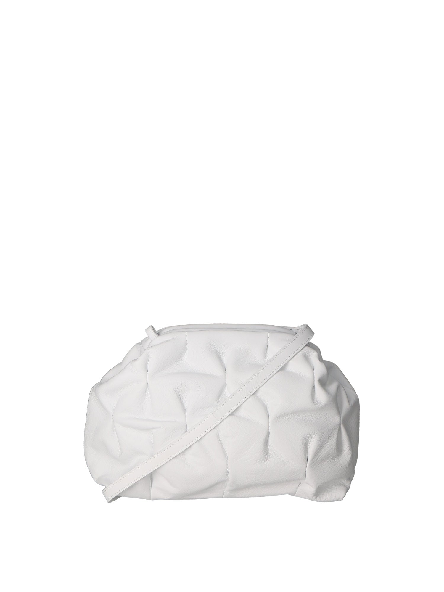Soleil Borsa a mano da donna Vera pelle 04798-S01 BIANCO Gave Lux