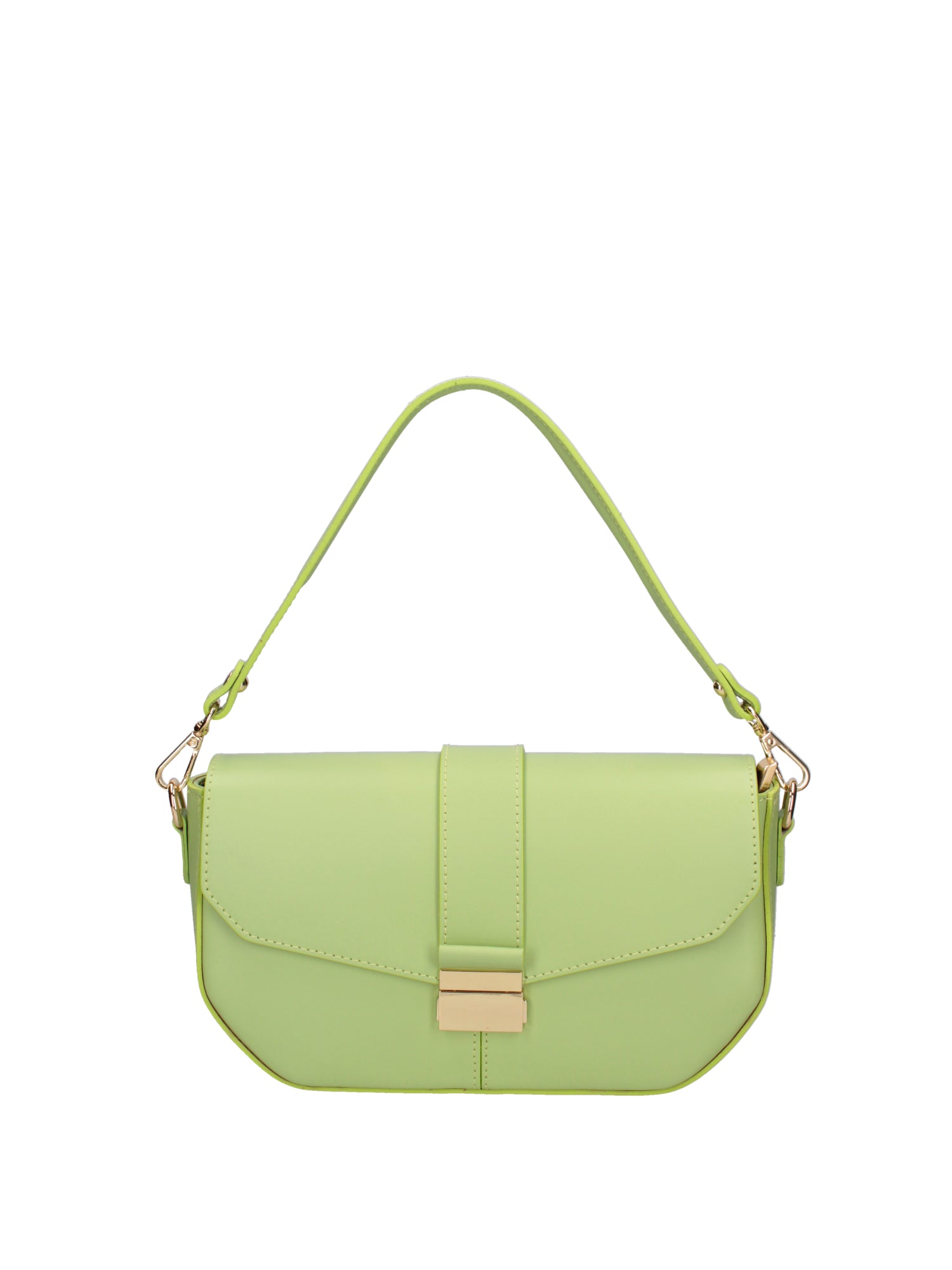 Borsa a spalla da donna Vera pelle 07229-L260 PISTACCHIO Roberta Rossi