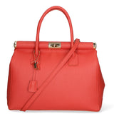 Aleria Borsa a mano da donna Vera pelle 8005-D35 PAPAYA Gave Lux