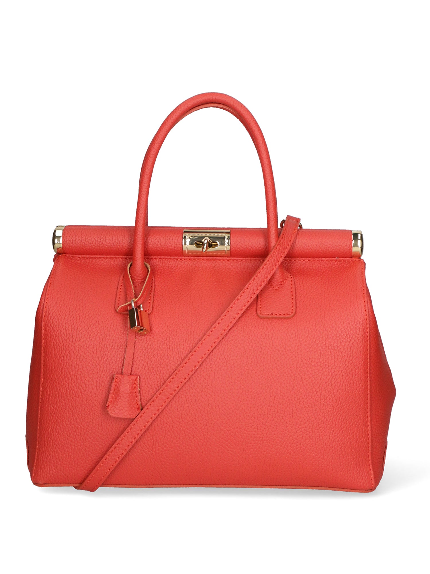 Aleria Borsa a mano da donna Vera pelle 8005-D35 PAPAYA Gave Lux