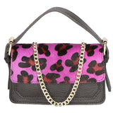 Aleide Borsa a mano da donna Vera pelle 04858-LEO G FUXIA Gave Lux