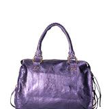 Novara Borsa a spalla da donna Vera pelle 06090 LM-L013 VIOLA Gave Lux