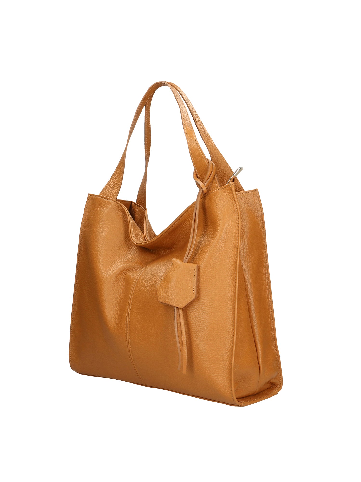 Aelia Borsa a spalla da donna Vera pelle 3312-D17 CUOIO SCURO DARK COGNAC Gave Lux