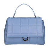 Viola Borsa a mano da donna Vera Pelle 06862-S41 CELESTE SCURO Gave Lux