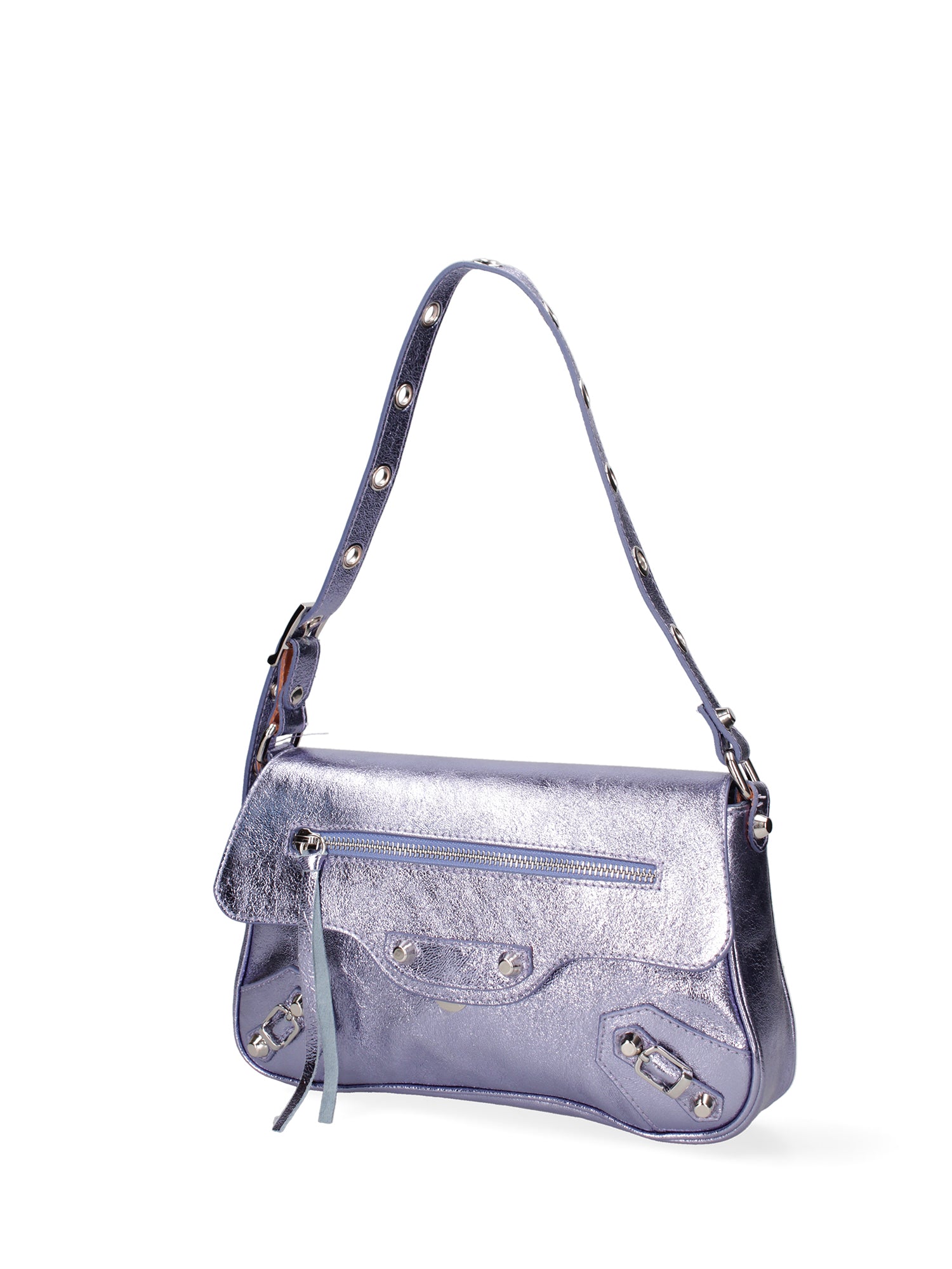 Borsa a spalla da donna Vera pelle 07234-L027 LILLA Roberta Rossi