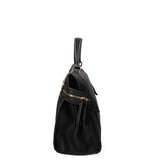 Borsa a mano da donna Ecopelle e poliestere 603-3-BLACK Diana&co