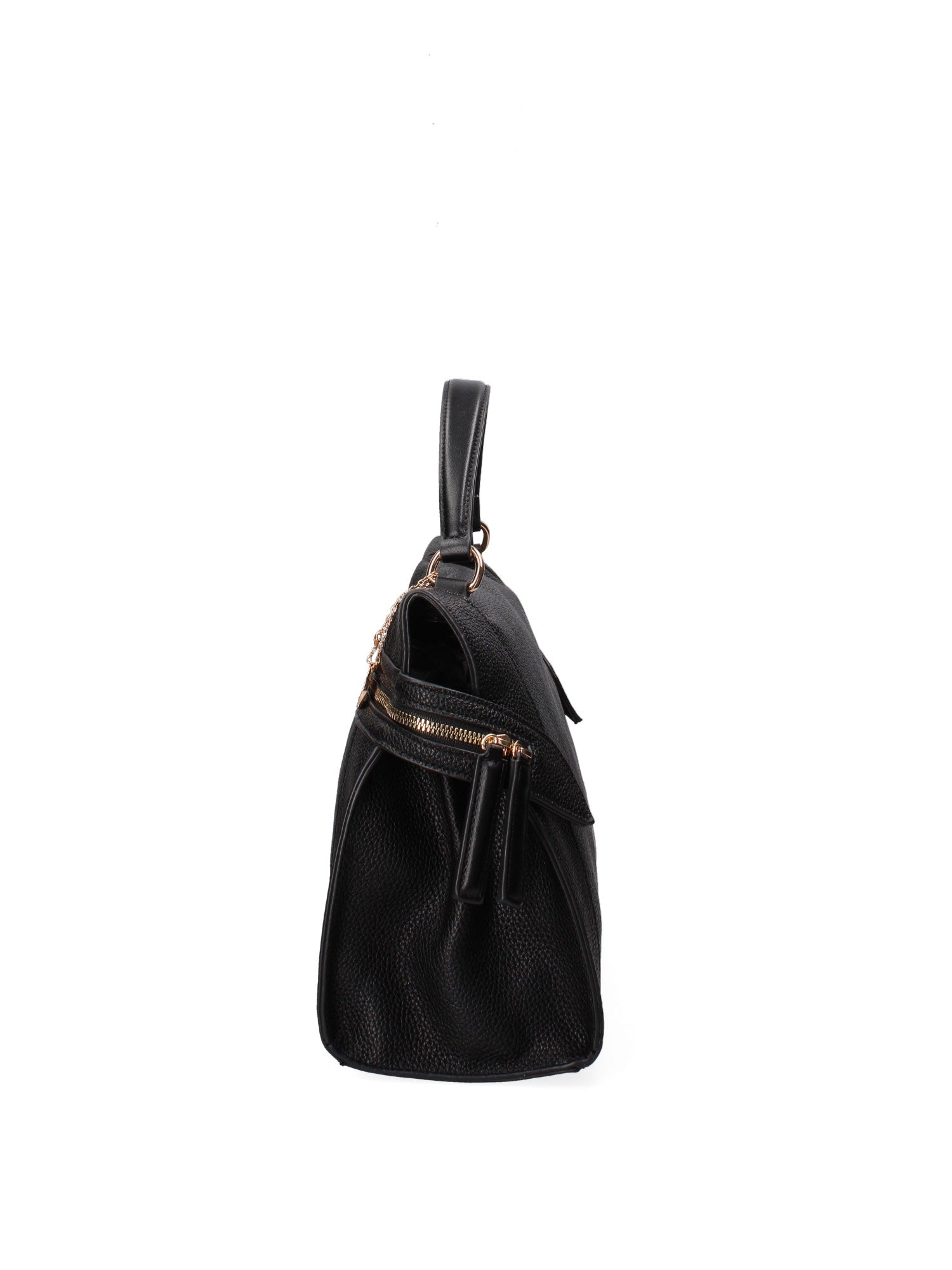 Borsa a mano da donna Ecopelle e poliestere 603-3-BLACK Diana&co