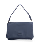 Borsa a spalla da donna Ecopelle vegana 637-1-NAVY BLUE Diana&co
