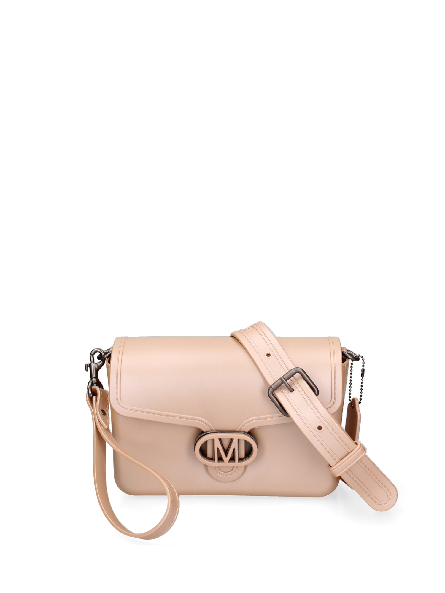 Borsa a tracolla da donna 100% PVC FLAT-BUBLE-APRICOT - SATIN CDF Marc Ellis