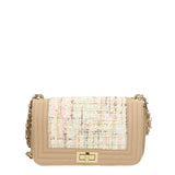Florelle Borsa a tracolla donna Vera pelle 1511-FANGO Gave Lux