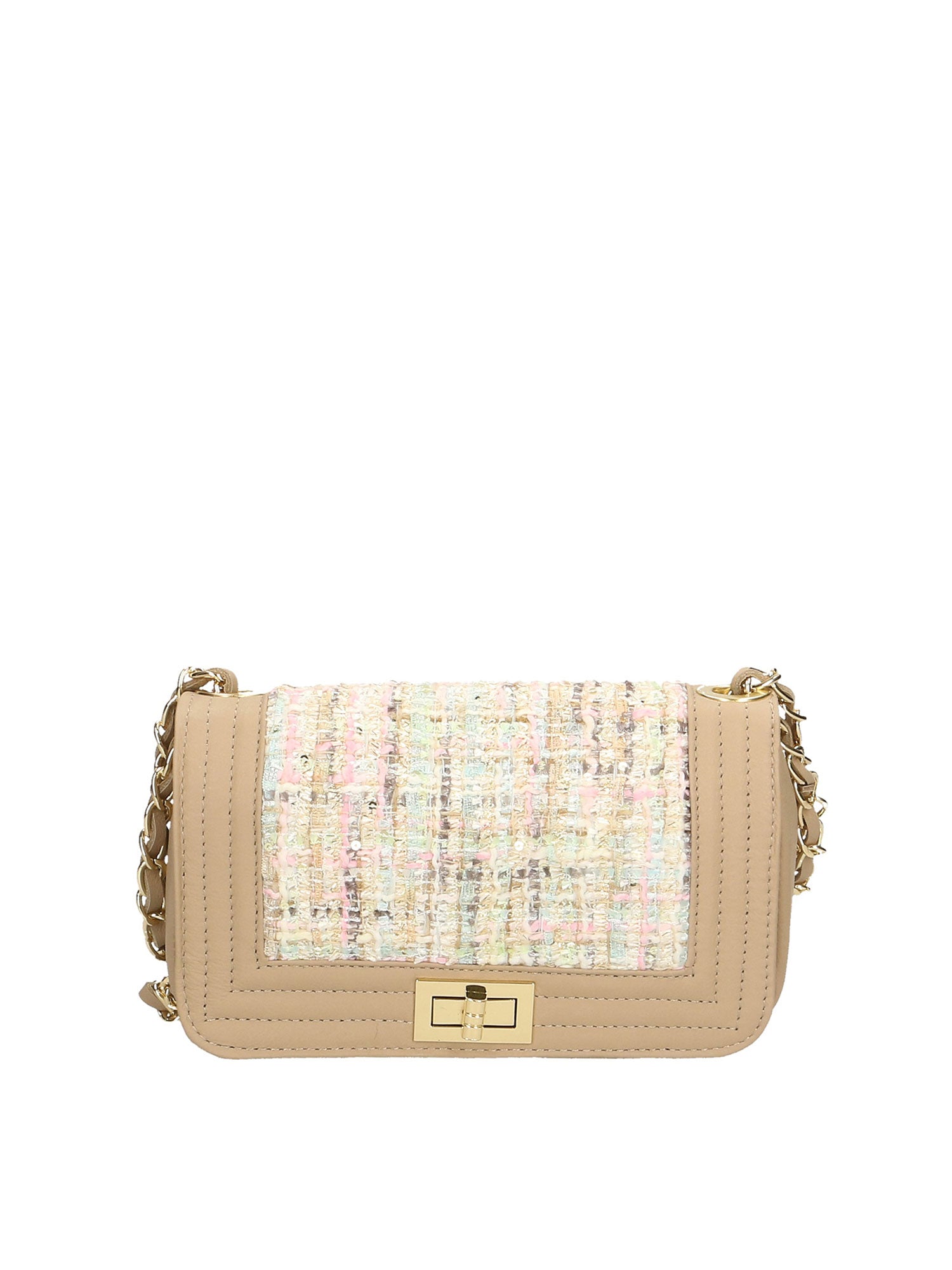 Florelle Borsa a tracolla donna Vera pelle 1511-FANGO Gave Lux