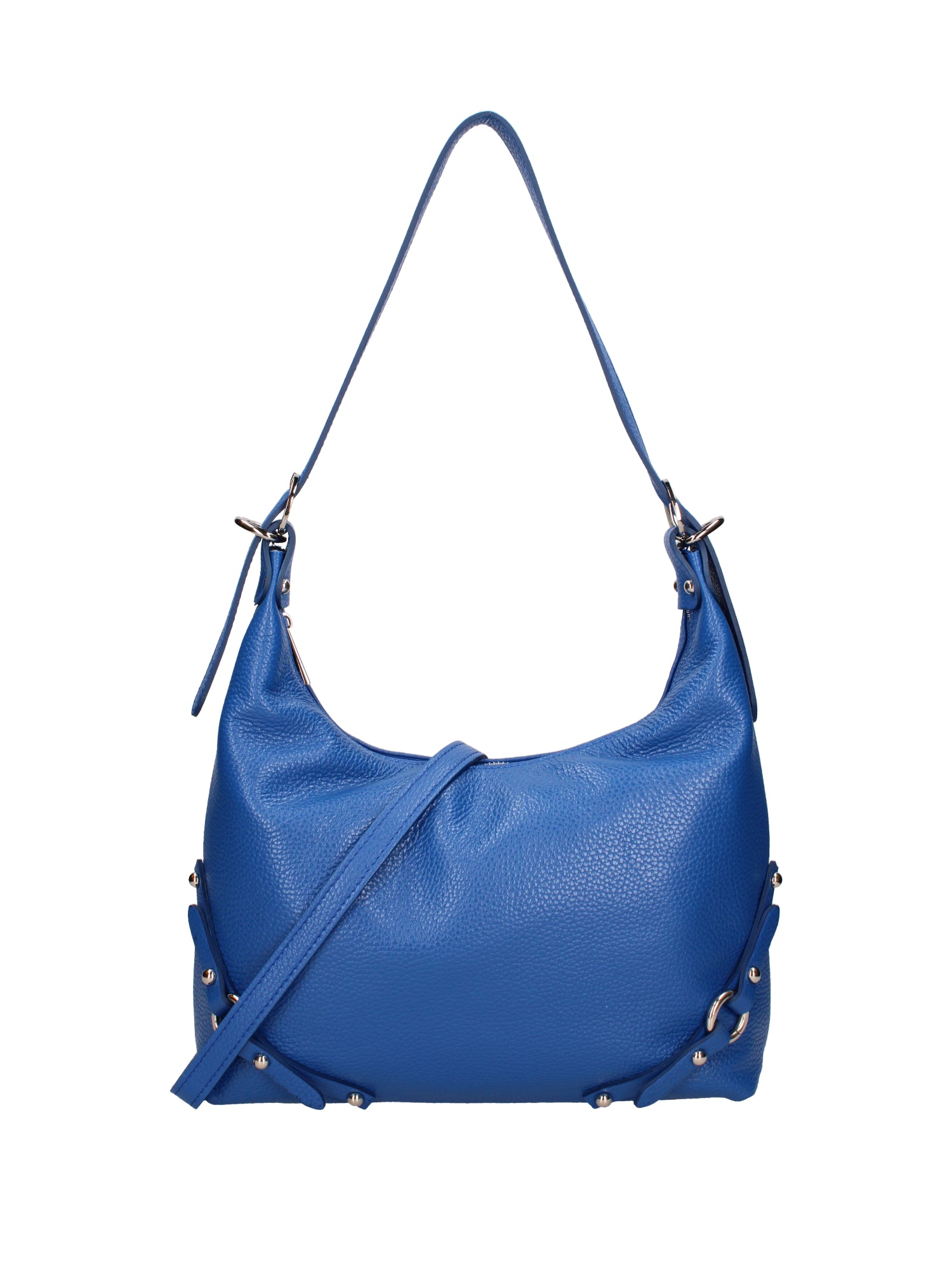 Fiorenza Lux Borsa a spalla da donna Vera pelle 07140-D22 BLUETTE Viola Castellani