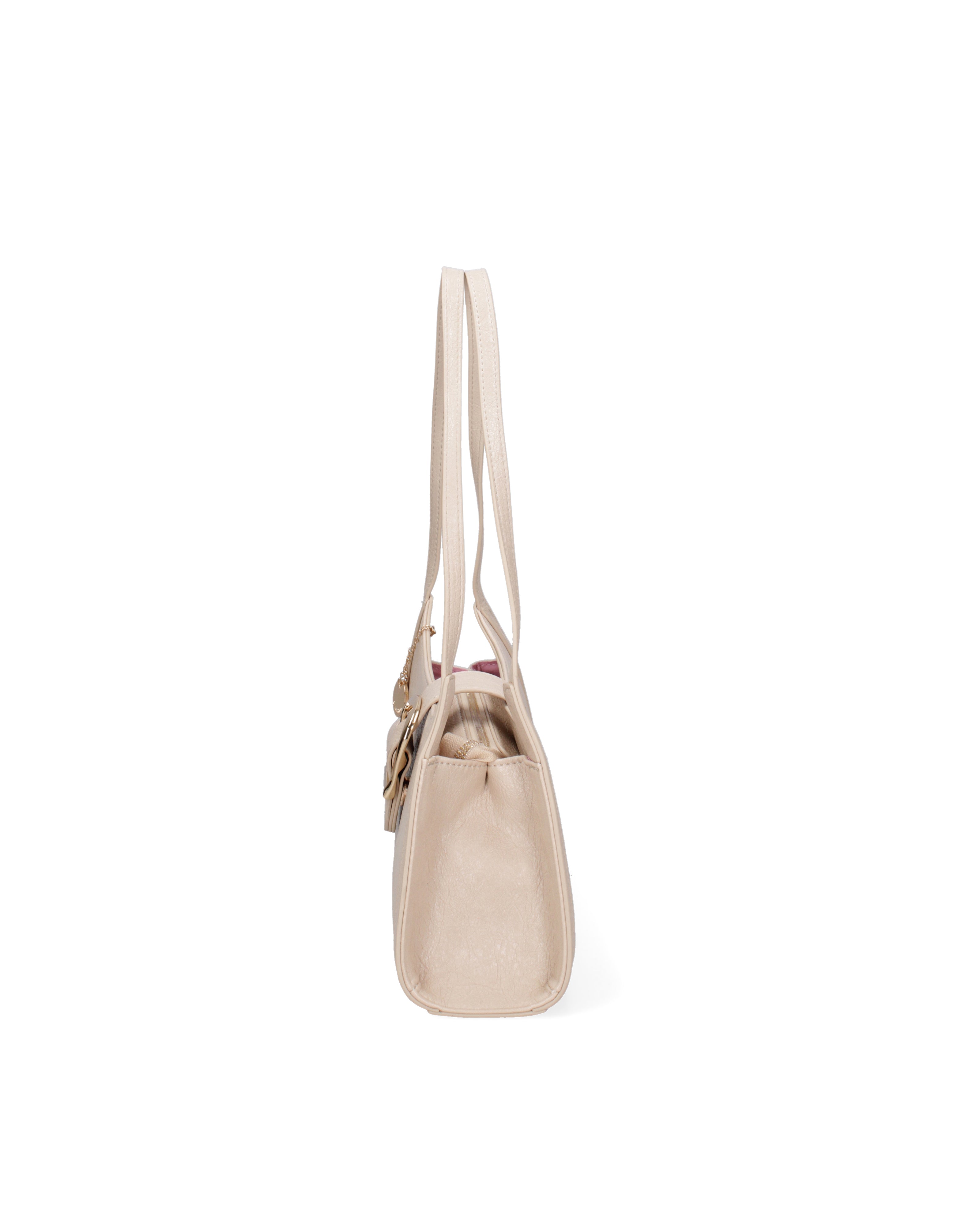Borsa a spalla da donna Ecopelle DC3532-2-BEIGE Diana&co