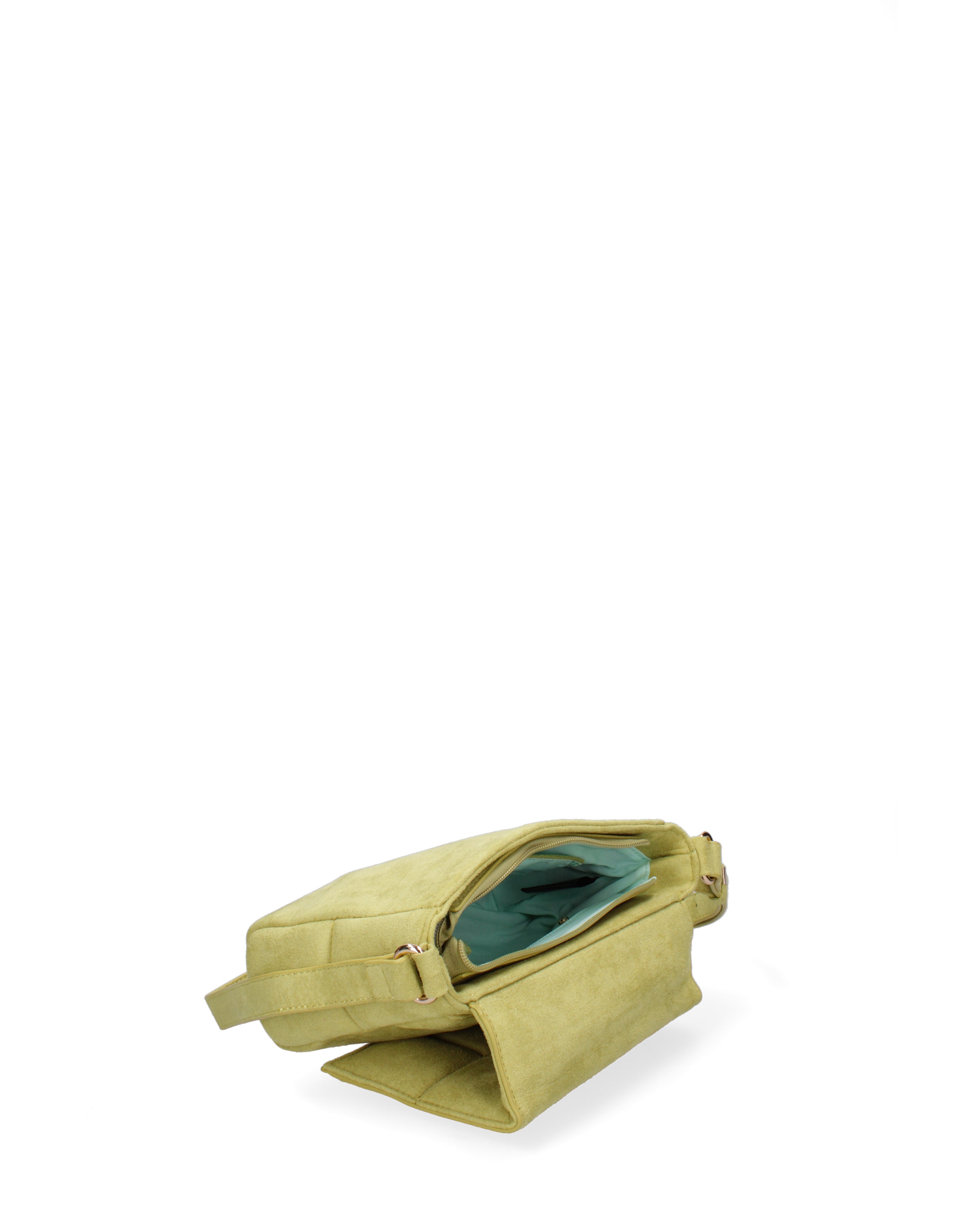 Borsa a spalla da donna Ecopelle DC3323-1-APPLE GREEN Diana&co