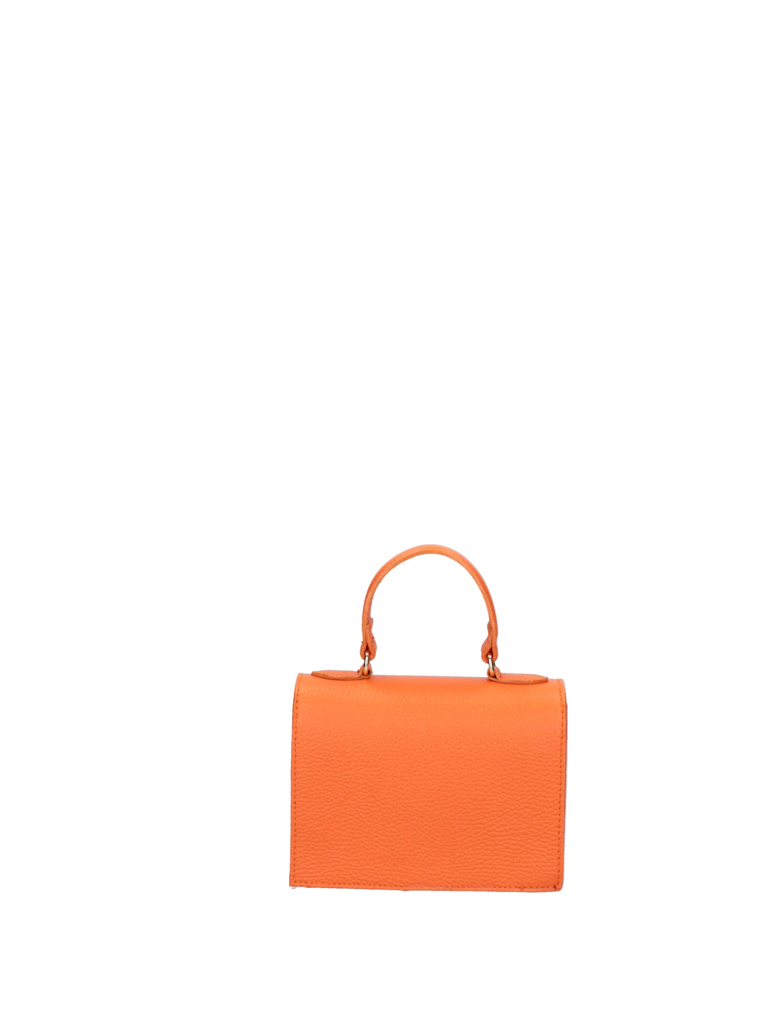 Borsa a mano da donna Vera pelle 07161-D29 ARANCIONE Roberta Rossi
