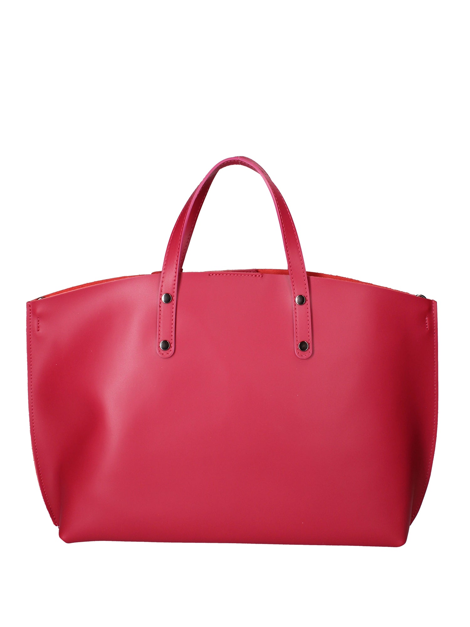 Lumena Borsa a mano da donna Vera pelle 2094-L117 FUXIA SCURO Gave Lux