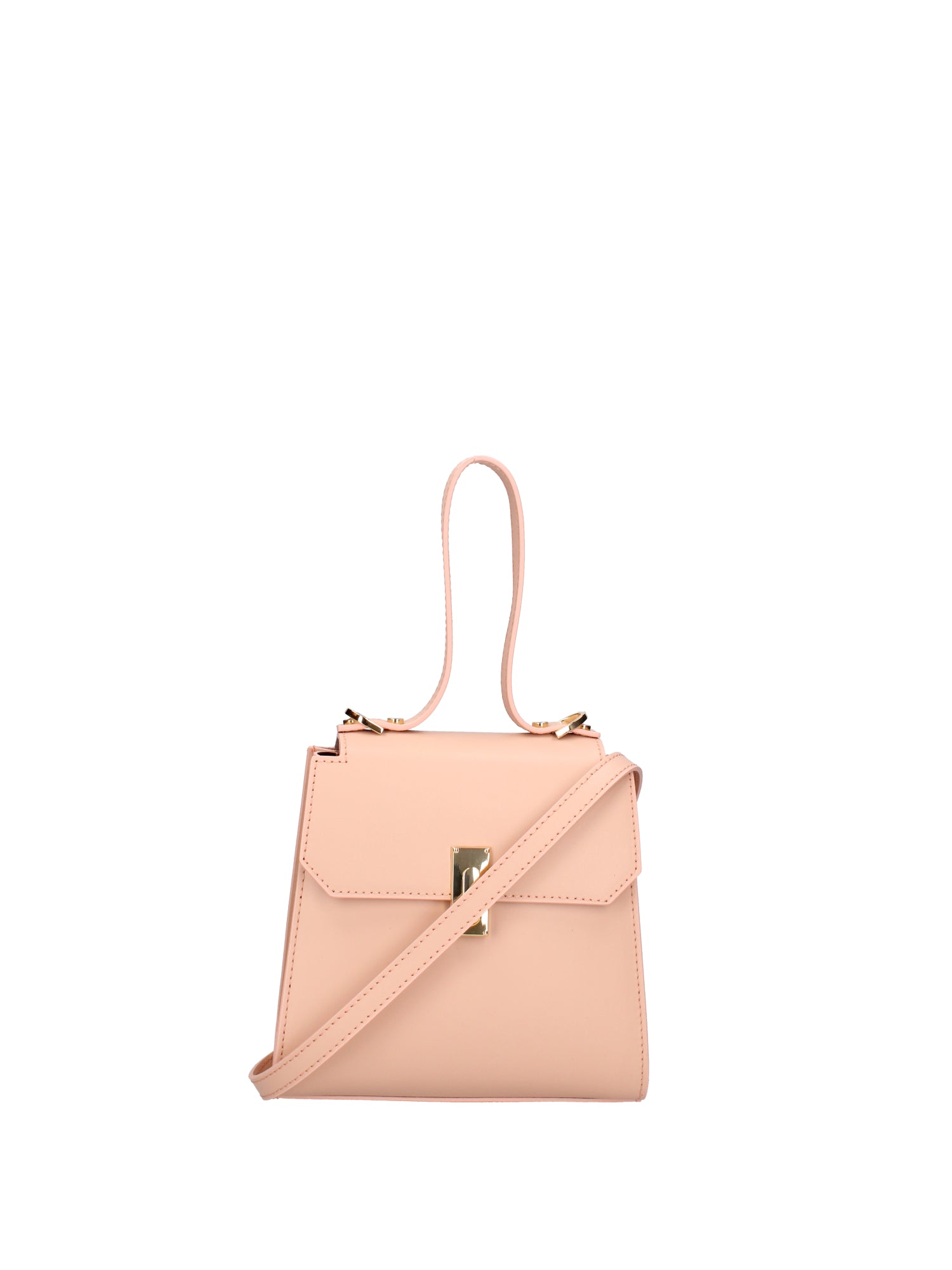 Borsa a mano da donna 100% pelle 07204-L805 LILLA Viola Castellani