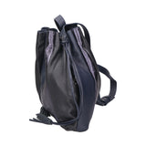 Nunzia Borsa a spalla da donna Vera pelle 576042-BLU DARK BLUE Gave Lux